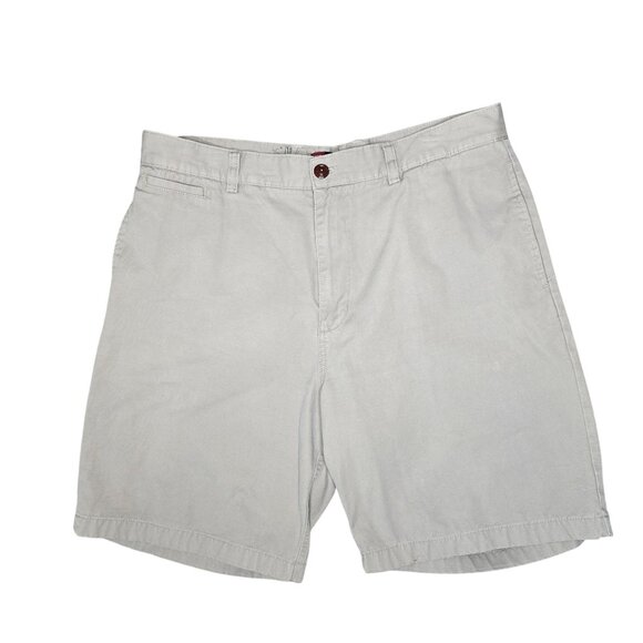 Chaps Mens 38 Khaki Cotton Casual Shorts - Picture 1 of 3
